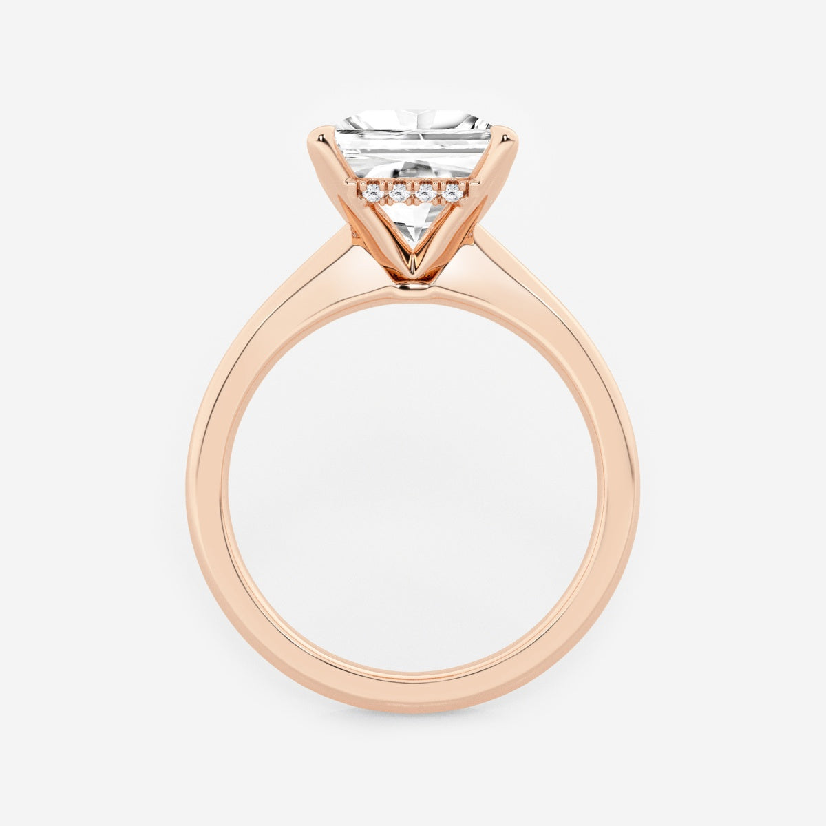Esme - Hidden Halo Design Engagement Ring