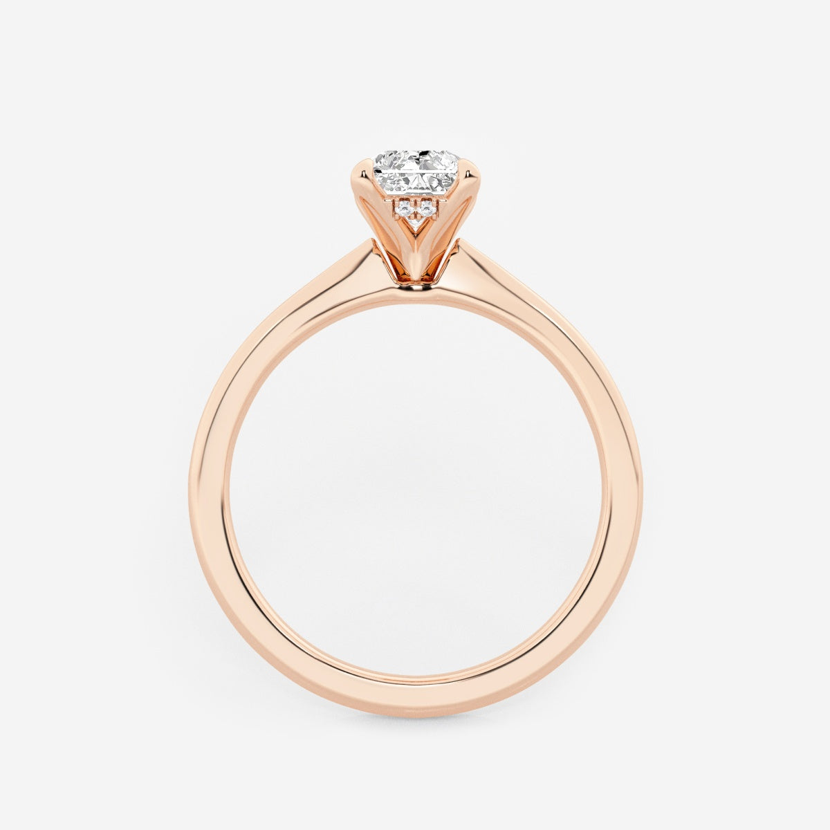 Esme - Hidden Halo Design Engagement Ring