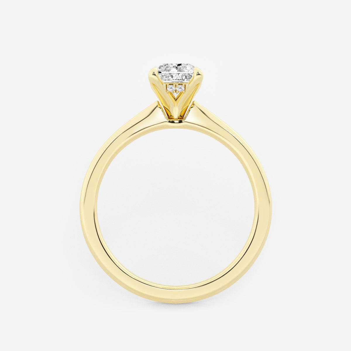 Esme - Hidden Halo Design Engagement Ring