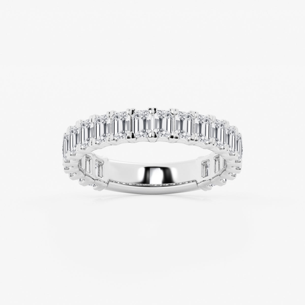 Zuri - Modern Three-Quarter Style Wedding Ring