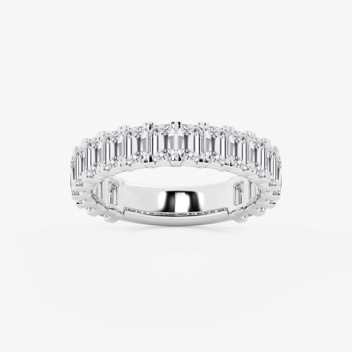 Zuri - Modern Three-Quarter Style Wedding Ring