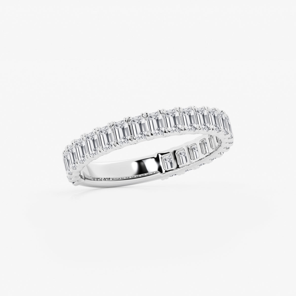Zuri - Modern Three-Quarter Style Wedding Ring