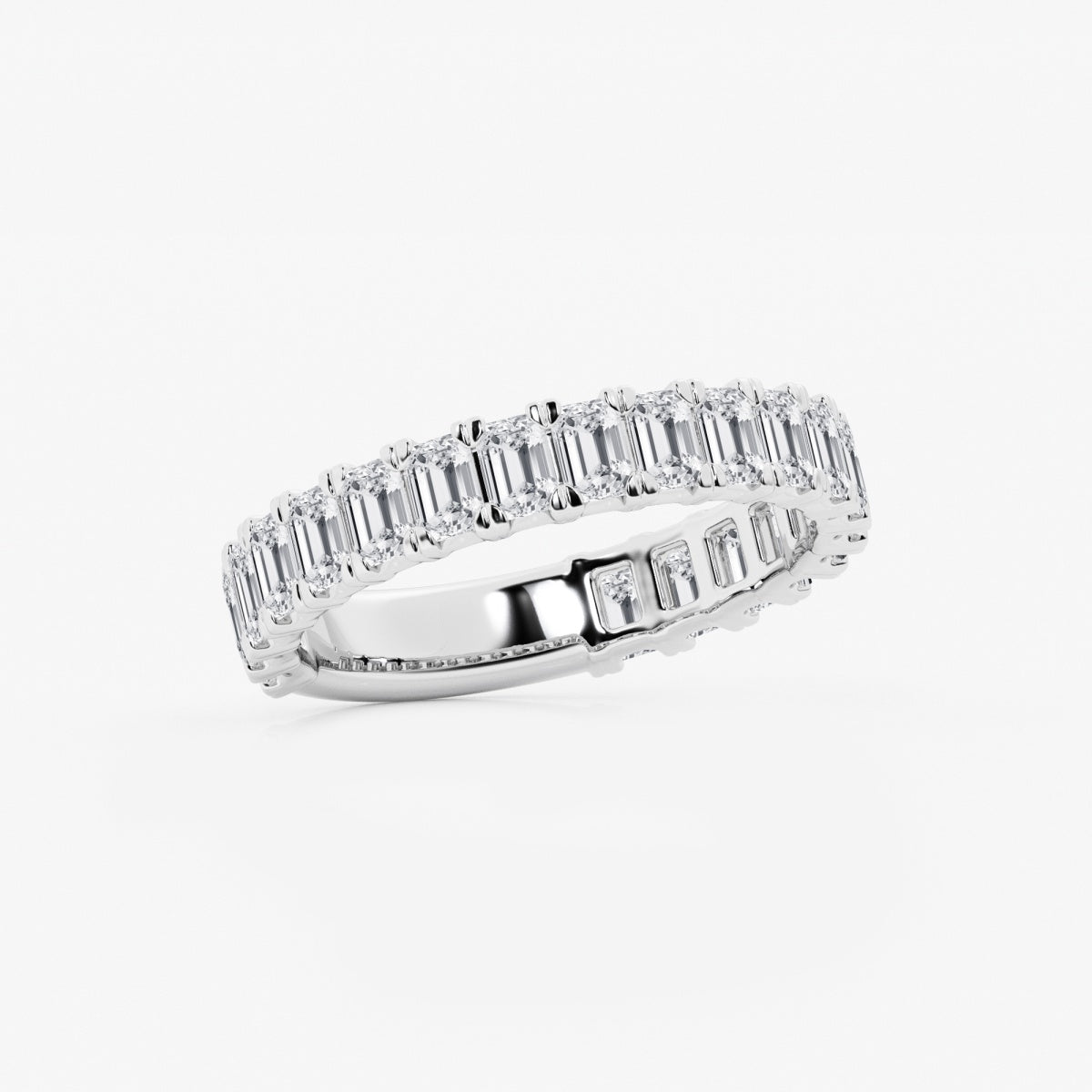Zuri - Modern Three-Quarter Style Wedding Ring