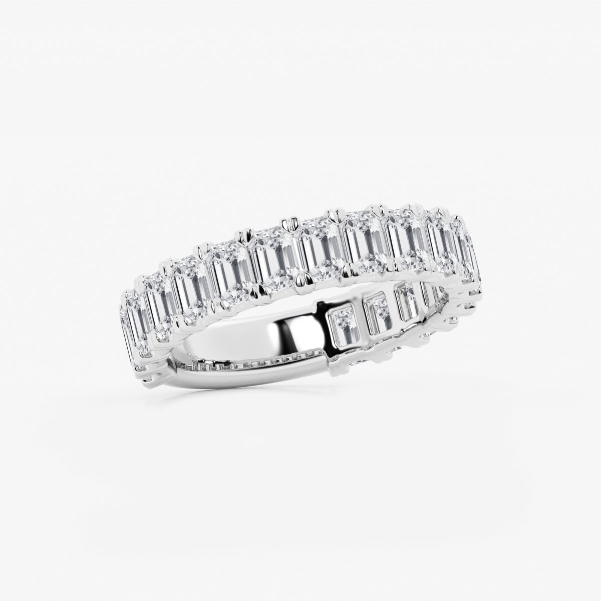 Zuri - Modern Three-Quarter Style Wedding Ring