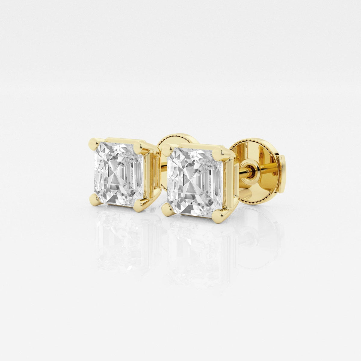 Eve - Classic Solitaire Design Earrings