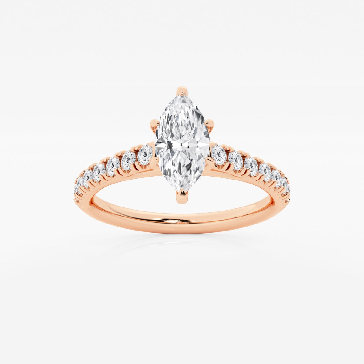Estelle - French Pave Elegance Engagement Ring