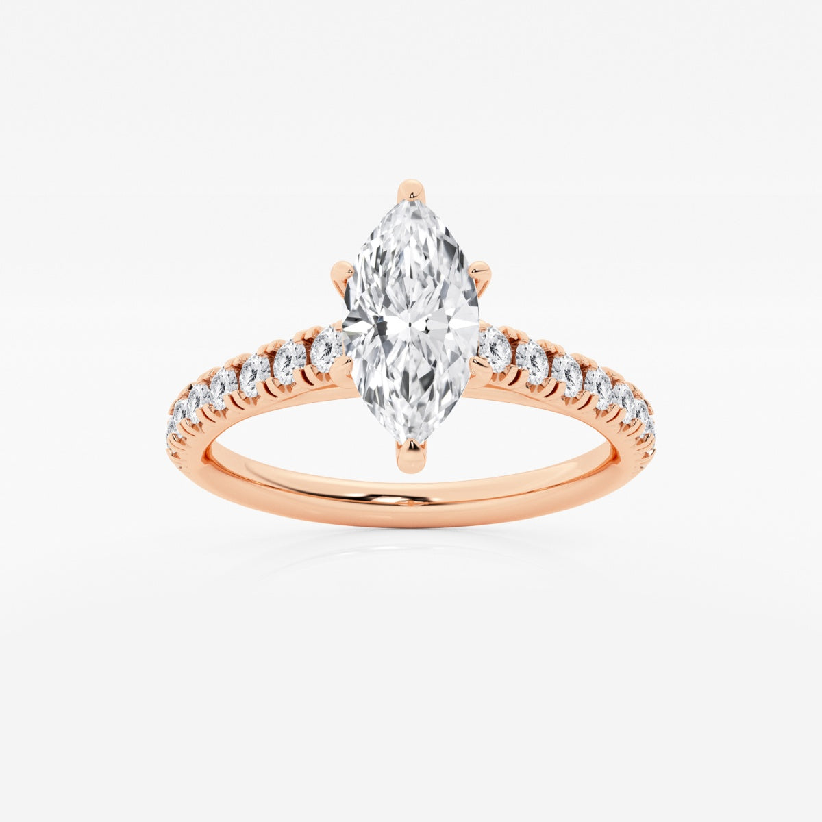 Estelle - French Pave Elegance Engagement Ring