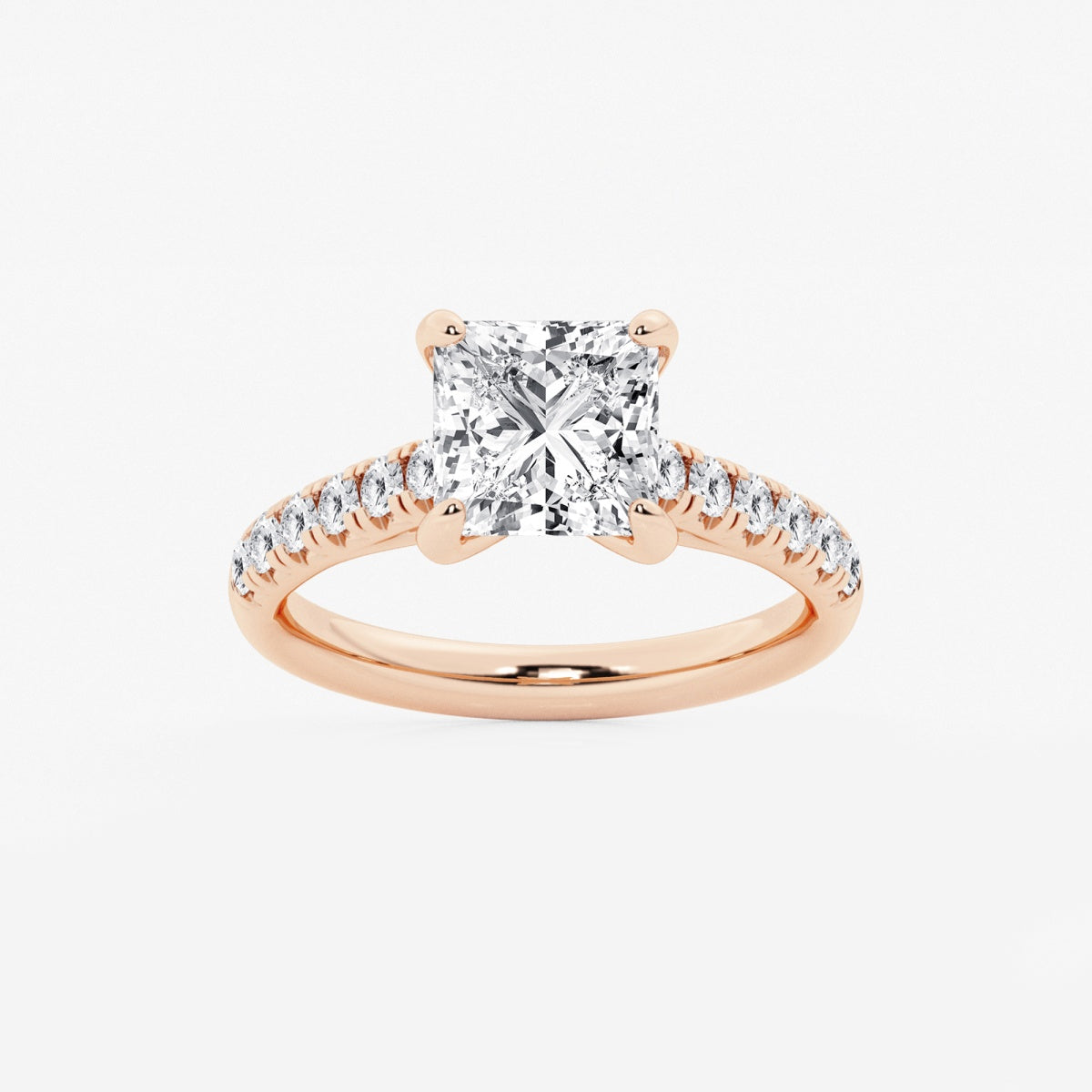 Estelle - French Pave Elegance Engagement Ring