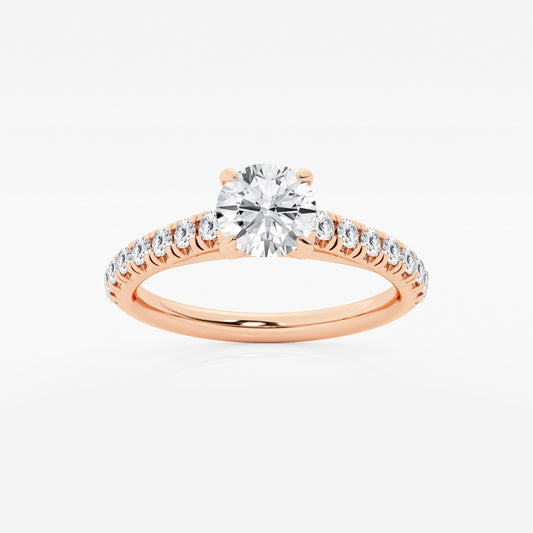 Estelle - French Pave Elegance Engagement Ring