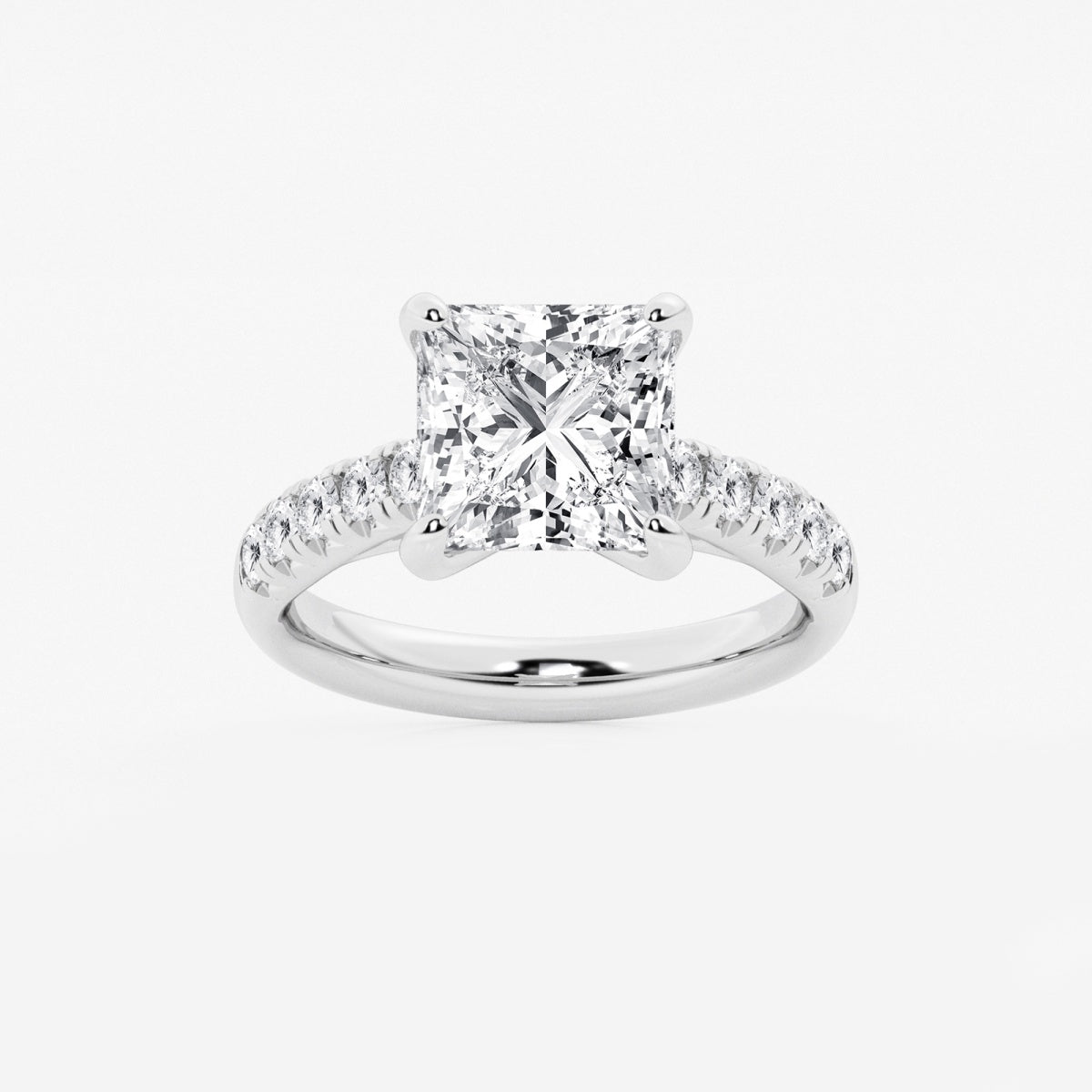Estelle - French Pave Elegance Engagement Ring