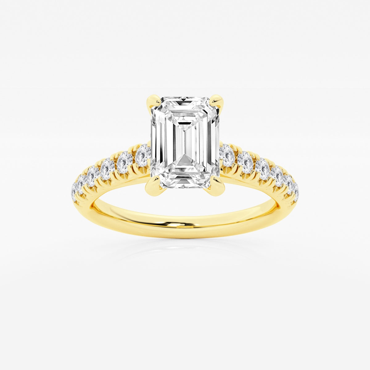 Estelle - French Pave Elegance Engagement Ring