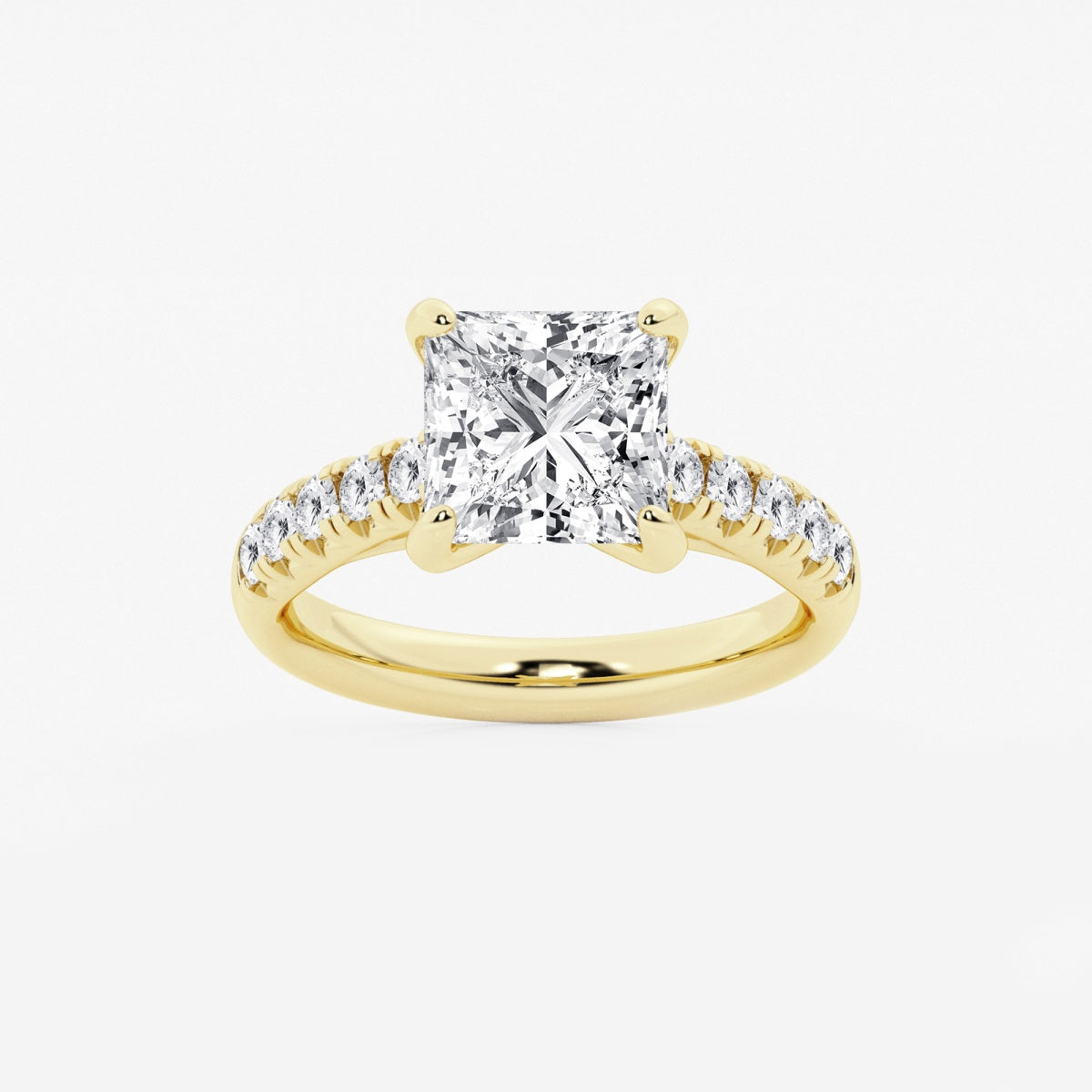 Estelle - French Pave Elegance Engagement Ring