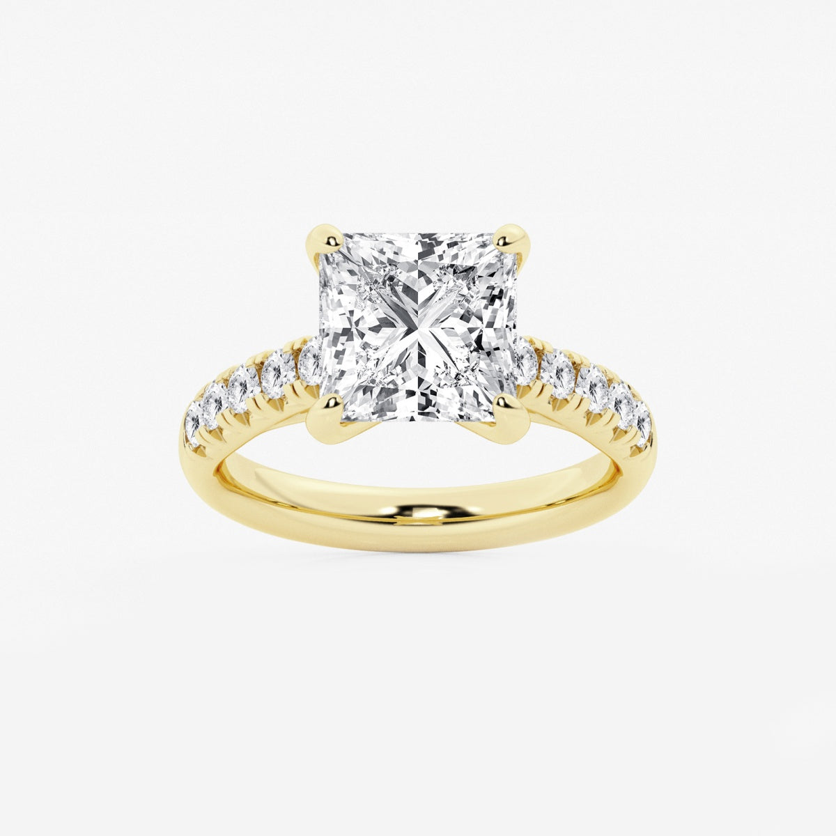Estelle - French Pave Elegance Engagement Ring