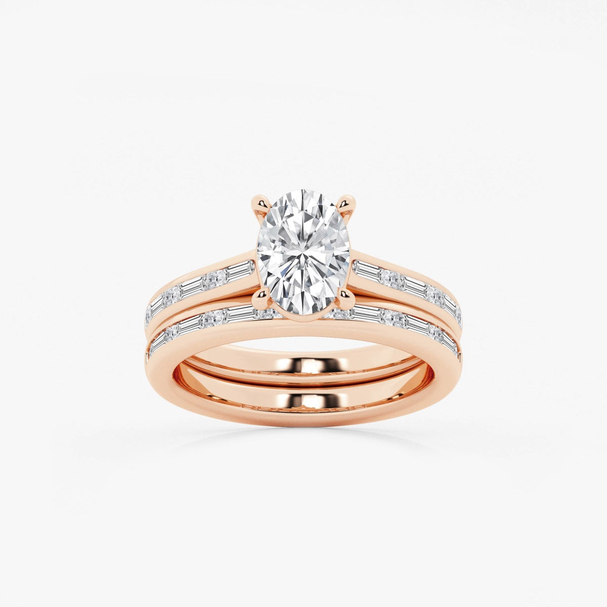 Evangeline - Intricate Side Accents Engagement Ring