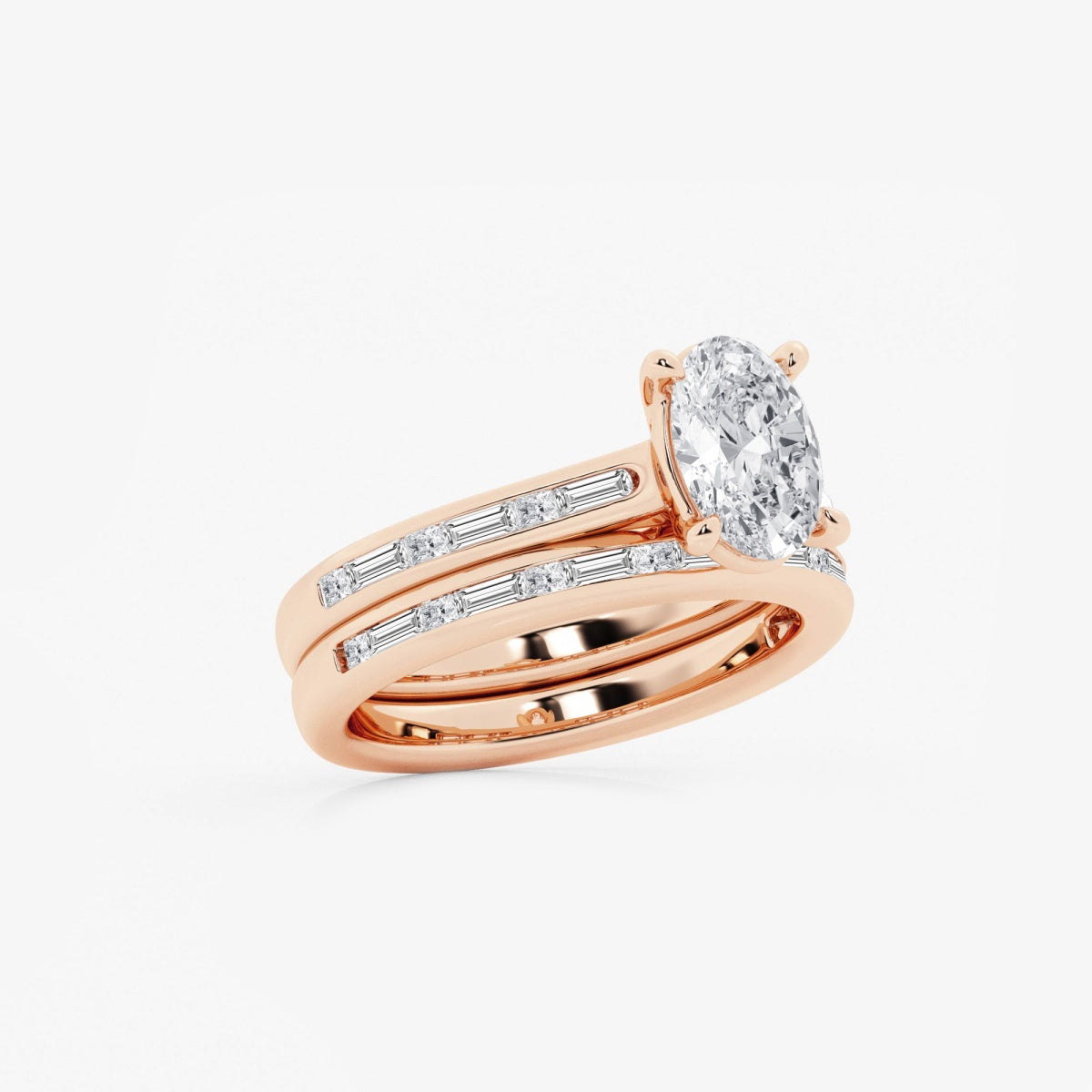 Evangeline - Intricate Side Accents Engagement Ring