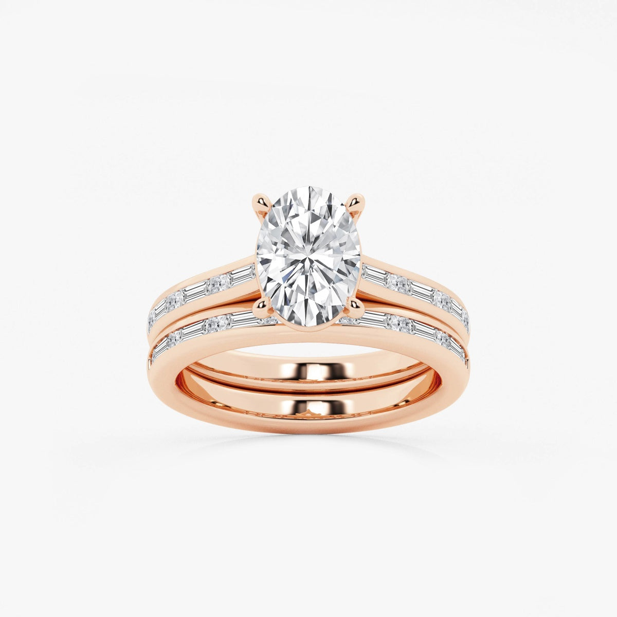 Evangeline - Intricate Side Accents Engagement Ring
