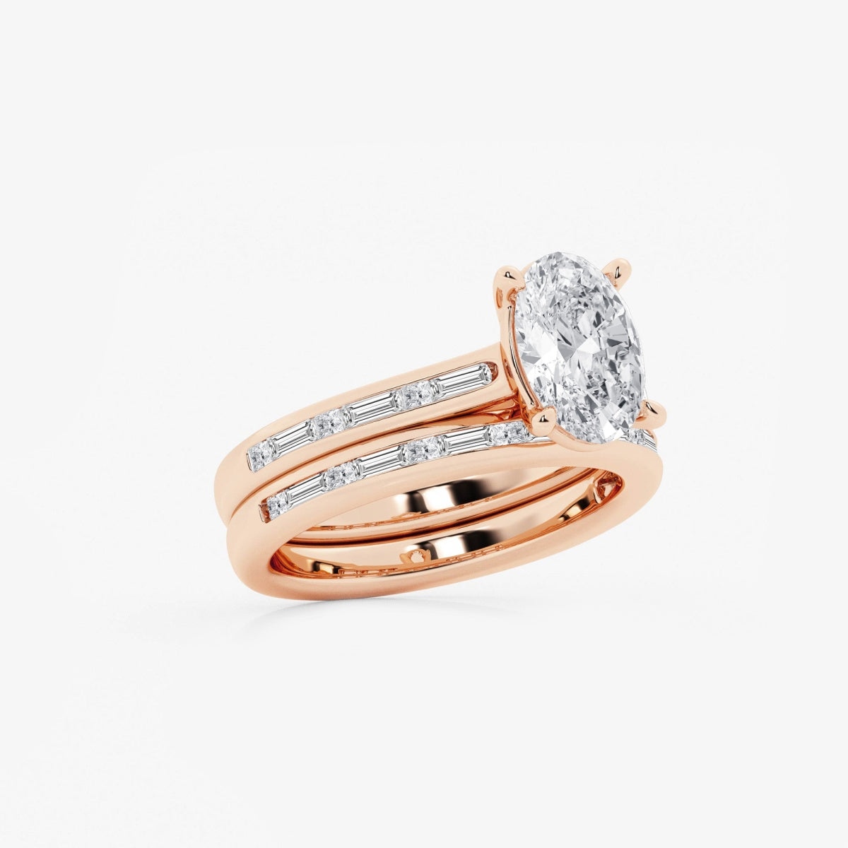 Evangeline - Intricate Side Accents Engagement Ring