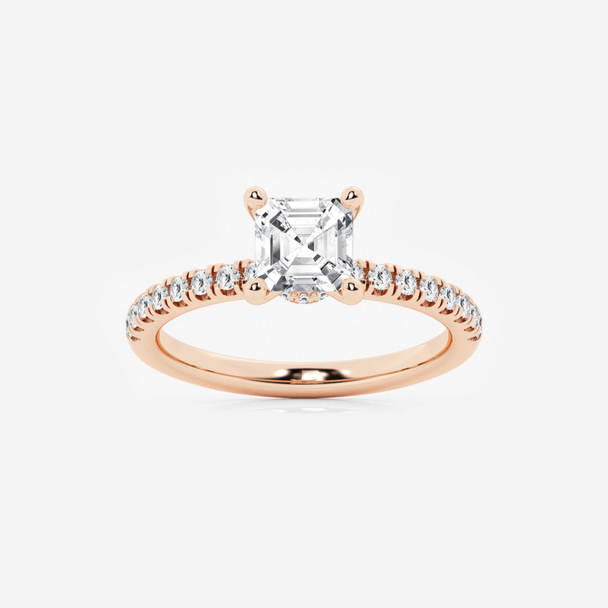 Everly - Hidden Halo Elegance Engagement Ring