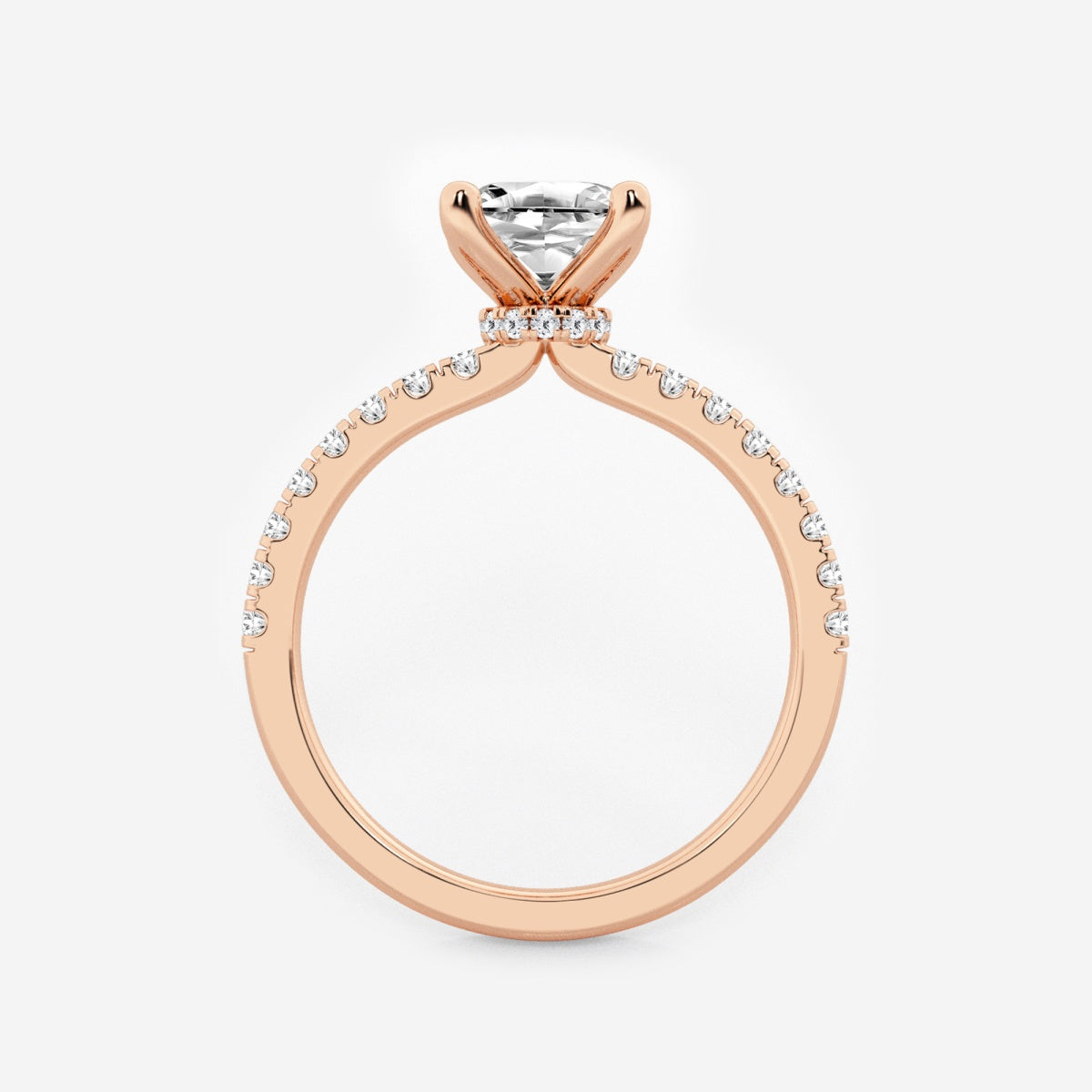 Everly - Hidden Halo Elegance Engagement Ring
