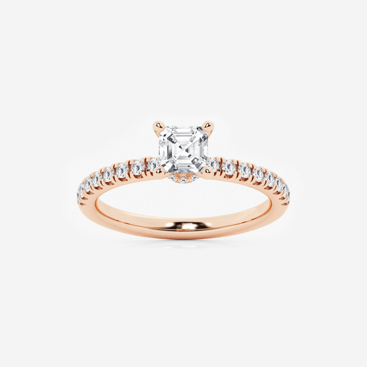 Everly - Hidden Halo Elegance Engagement Ring