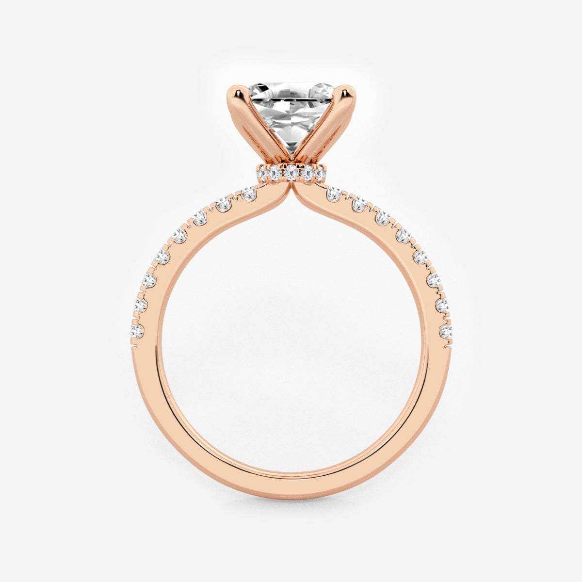 Everly - Hidden Halo Elegance Engagement Ring
