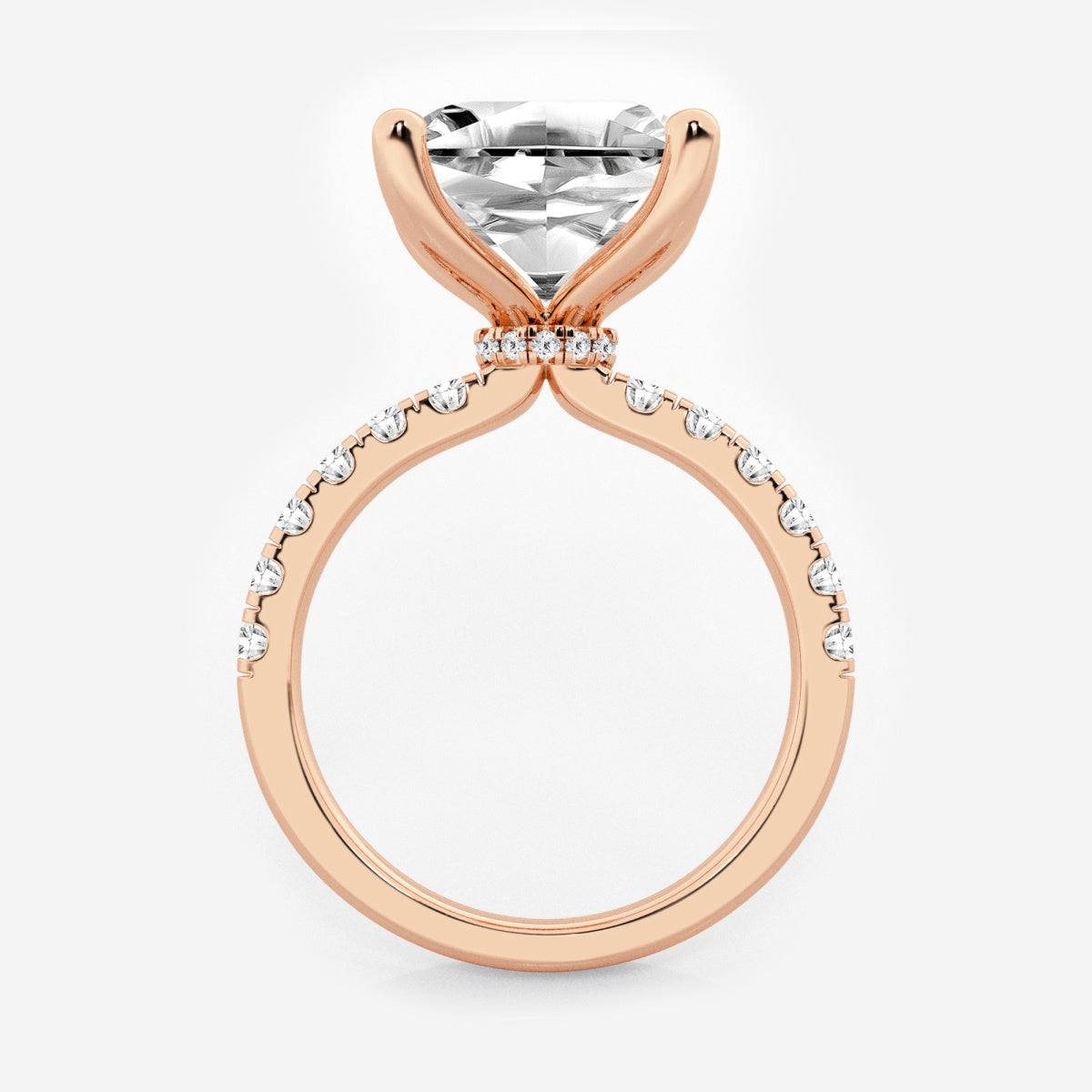 Everly - Hidden Halo Elegance Engagement Ring