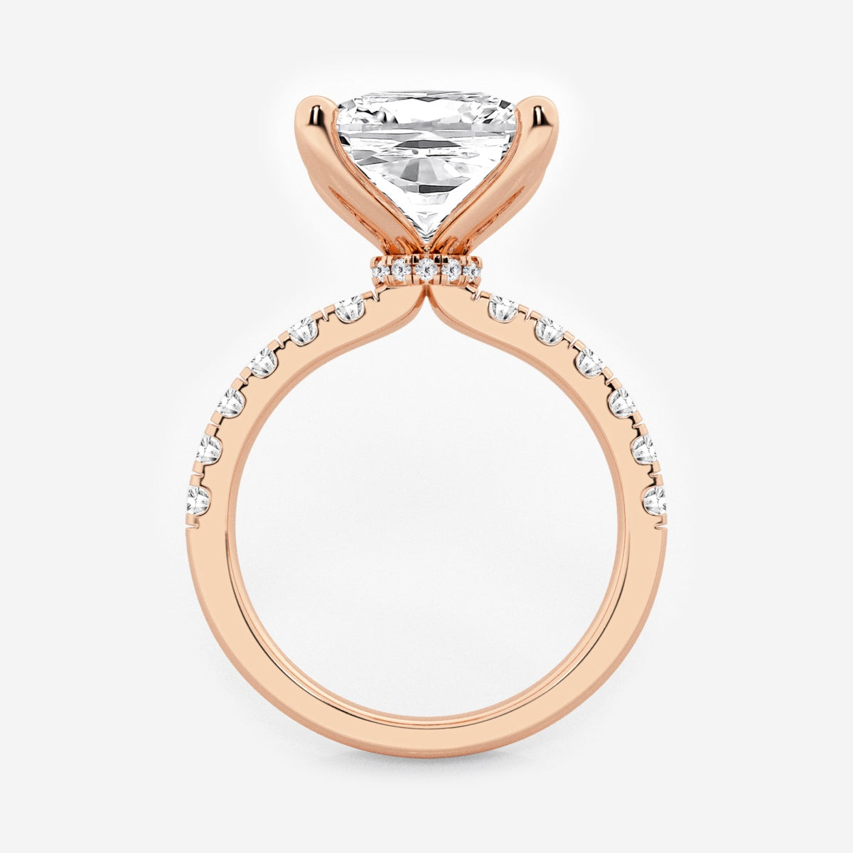 Everly - Hidden Halo Elegance Engagement Ring