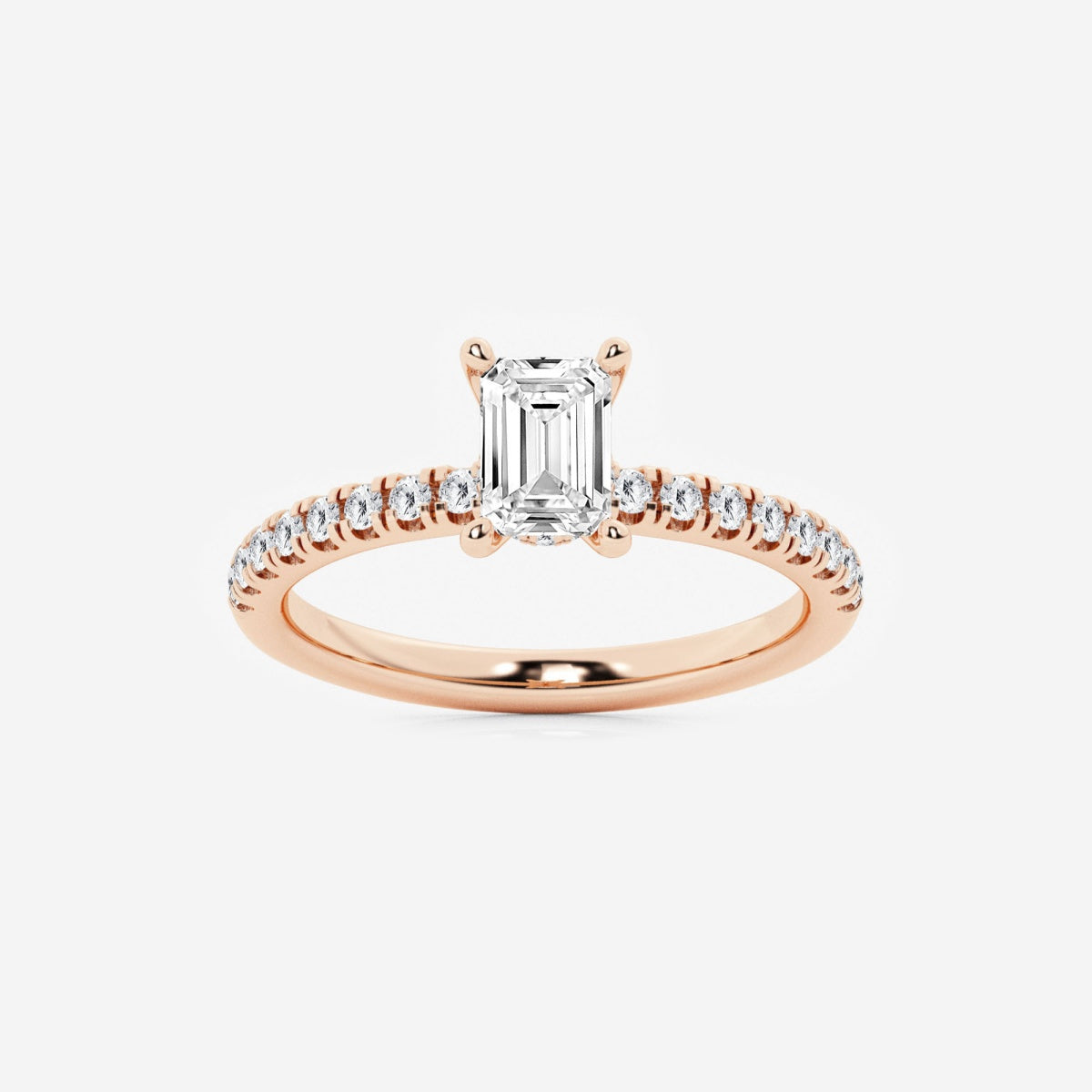 Everly - Hidden Halo Elegance Engagement Ring