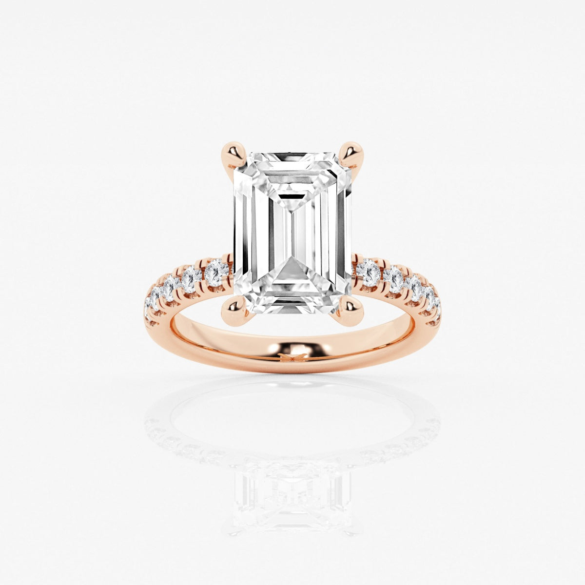 Everly - Hidden Halo Elegance Engagement Ring