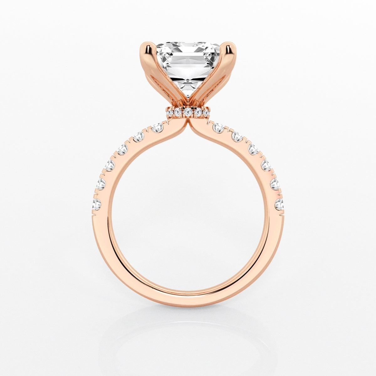 Everly - Hidden Halo Elegance Engagement Ring