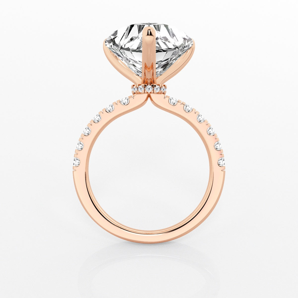 Everly - Hidden Halo Elegance Engagement Ring