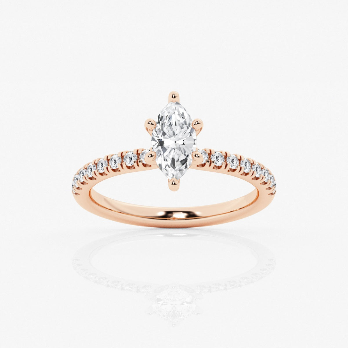 Everly - Hidden Halo Elegance Engagement Ring