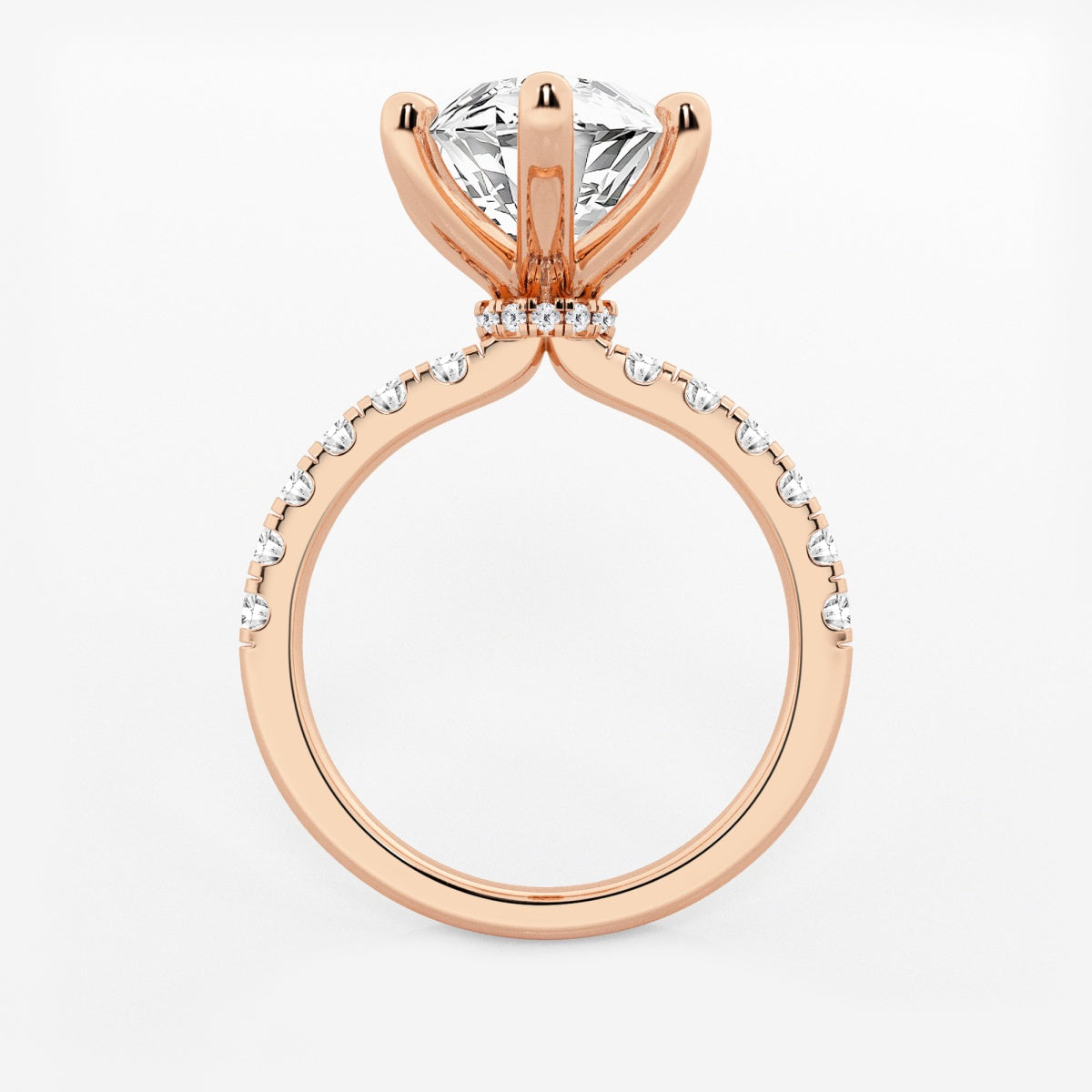 Everly - Hidden Halo Elegance Engagement Ring