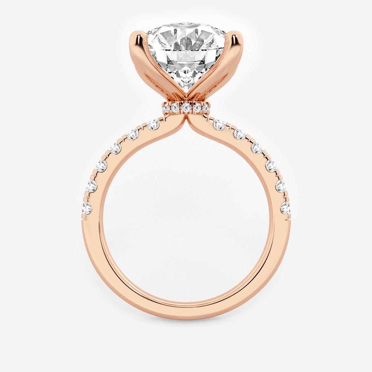 Everly - Hidden Halo Elegance Engagement Ring