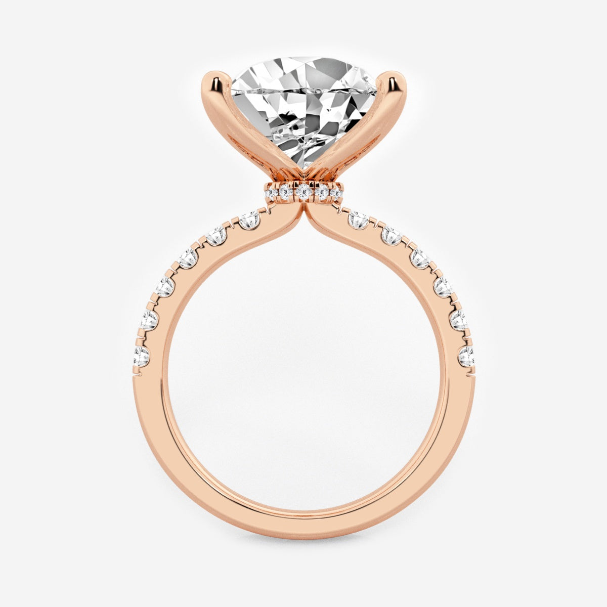 Everly - Hidden Halo Elegance Engagement Ring