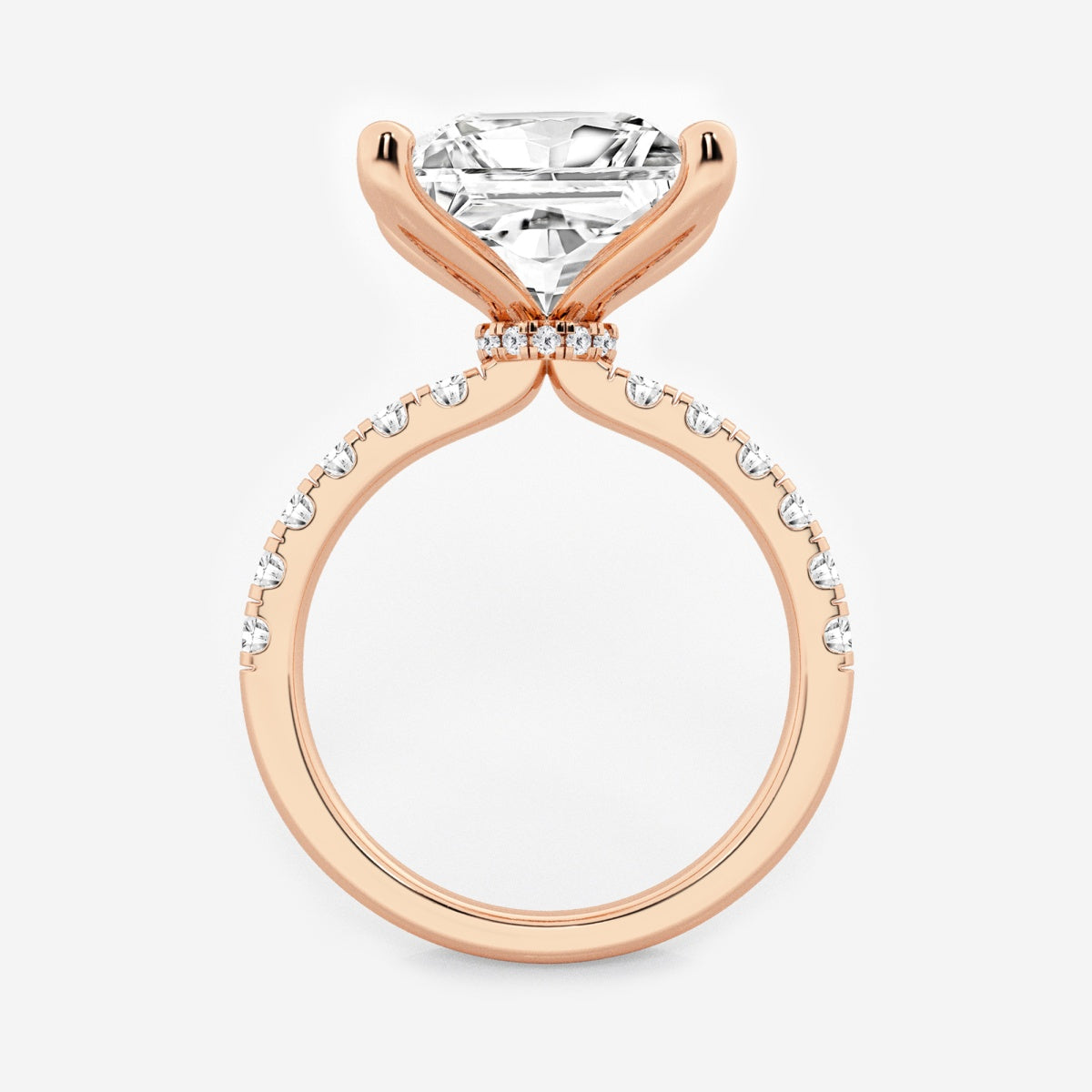 Everly - Hidden Halo Elegance Engagement Ring
