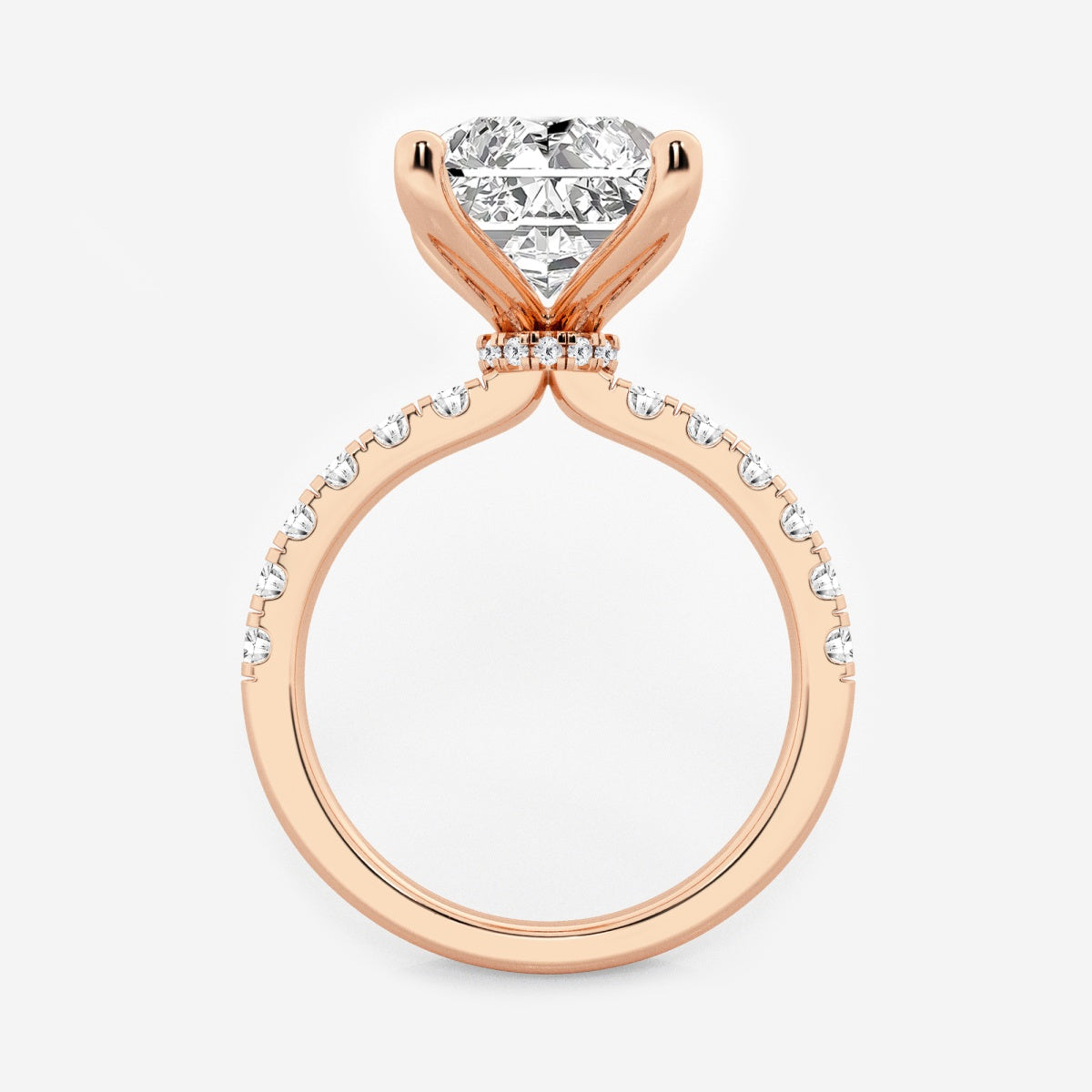 Everly - Hidden Halo Elegance Engagement Ring