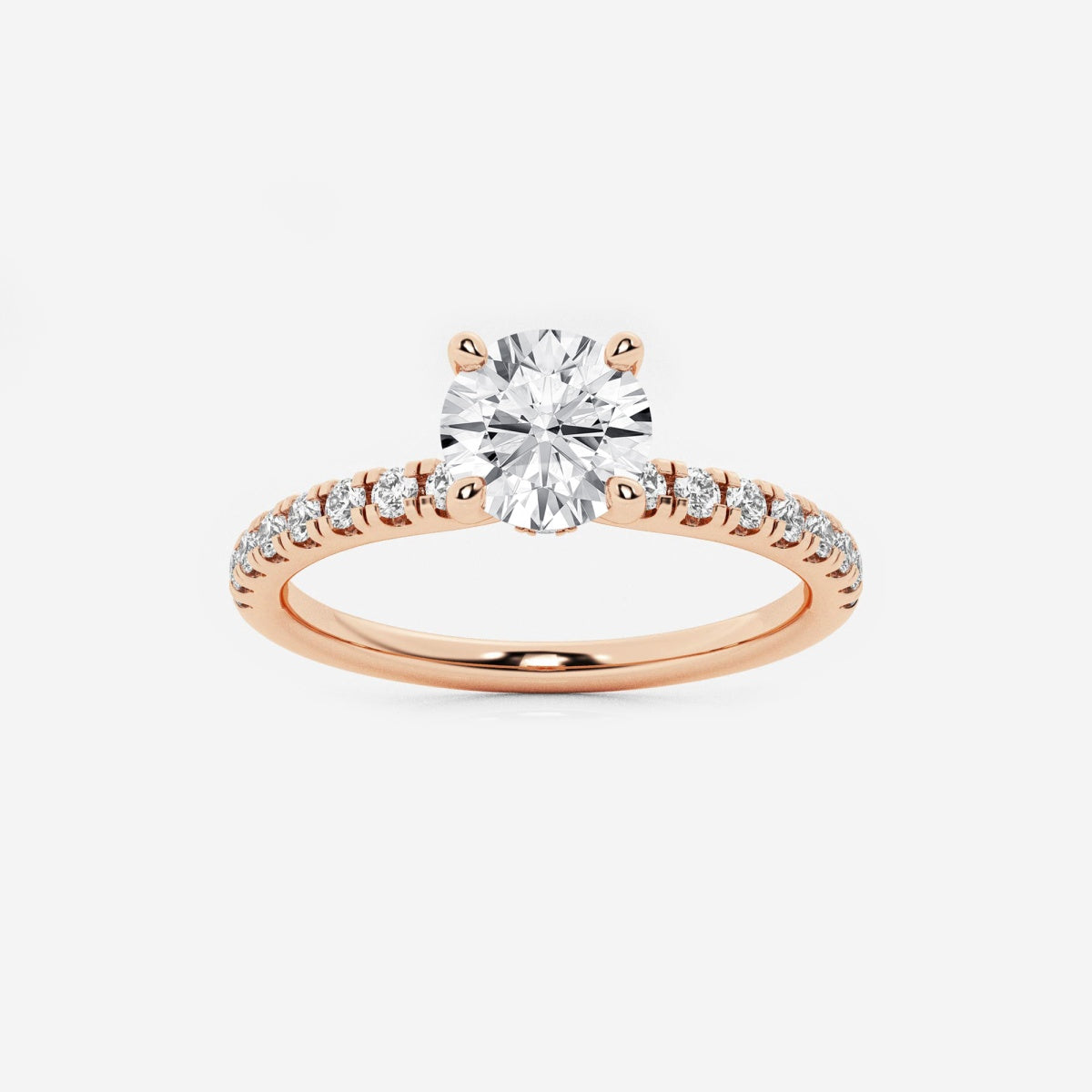 Everly - Hidden Halo Elegance Engagement Ring