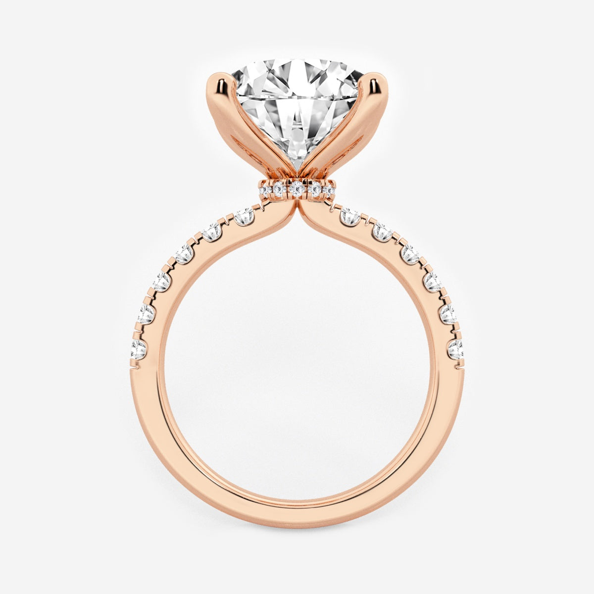 Everly - Hidden Halo Elegance Engagement Ring