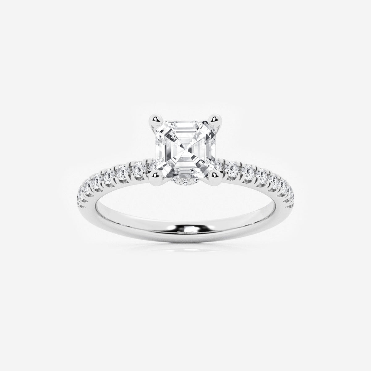 Everly - Hidden Halo Elegance Engagement Ring