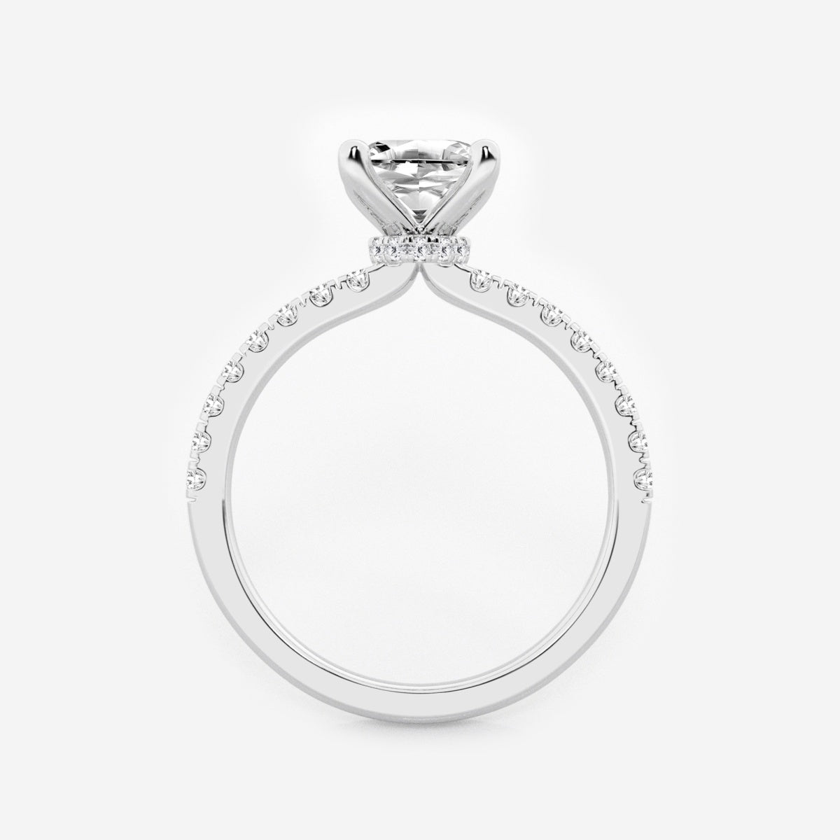 Everly - Hidden Halo Elegance Engagement Ring