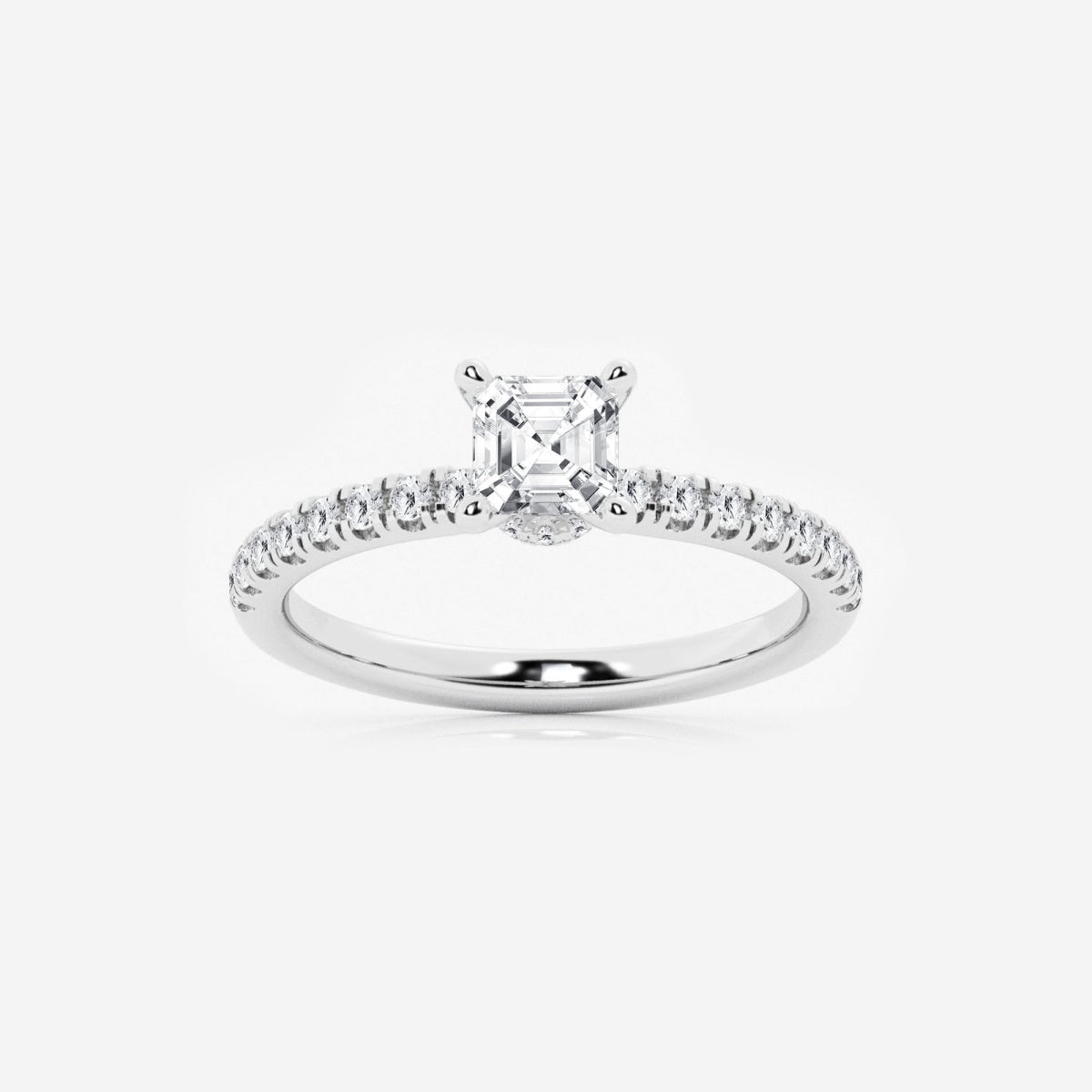 Everly - Hidden Halo Elegance Engagement Ring