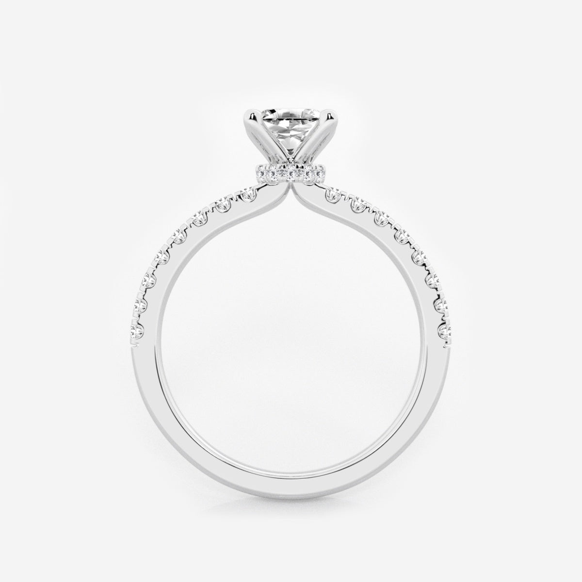 Everly - Hidden Halo Elegance Engagement Ring