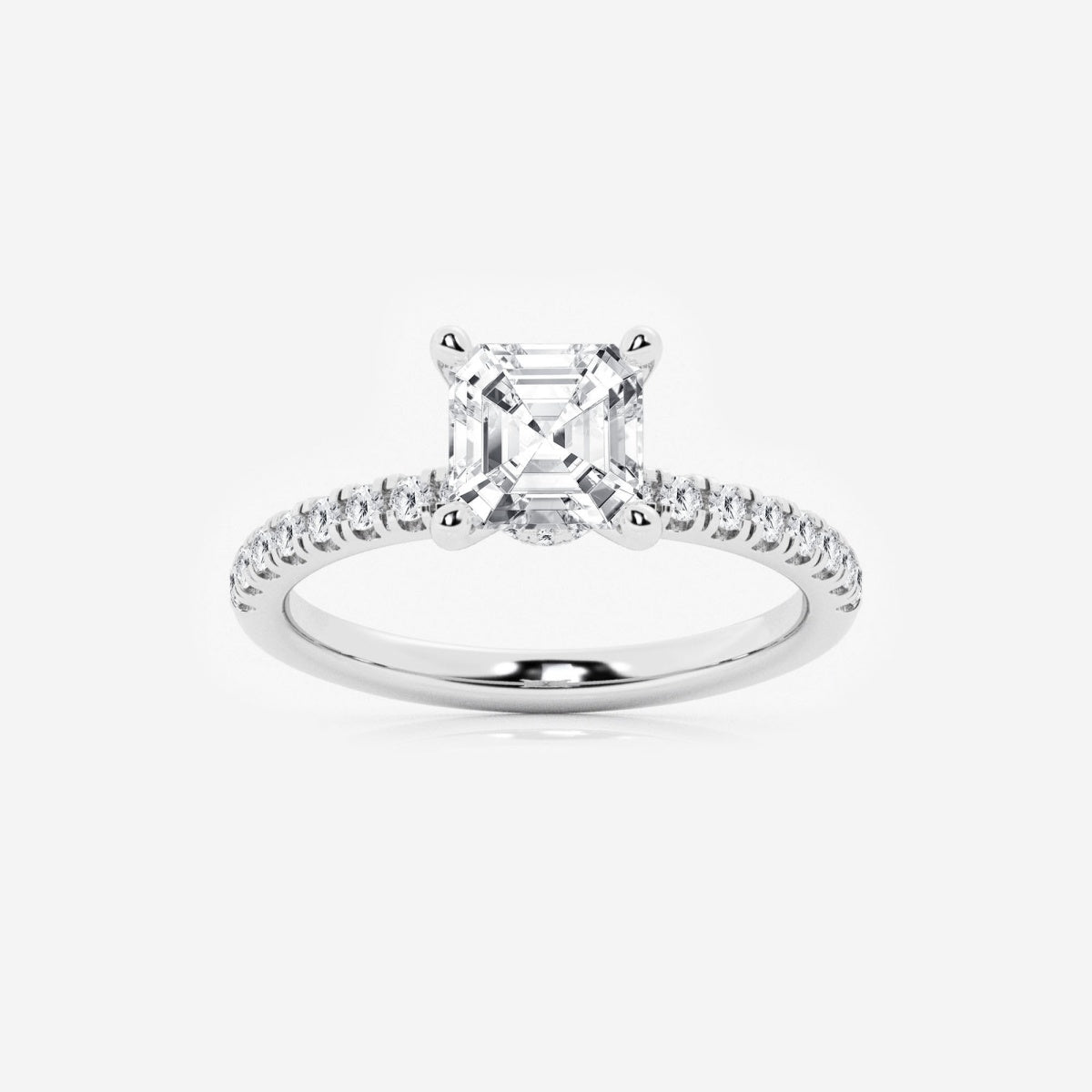 Everly - Hidden Halo Elegance Engagement Ring