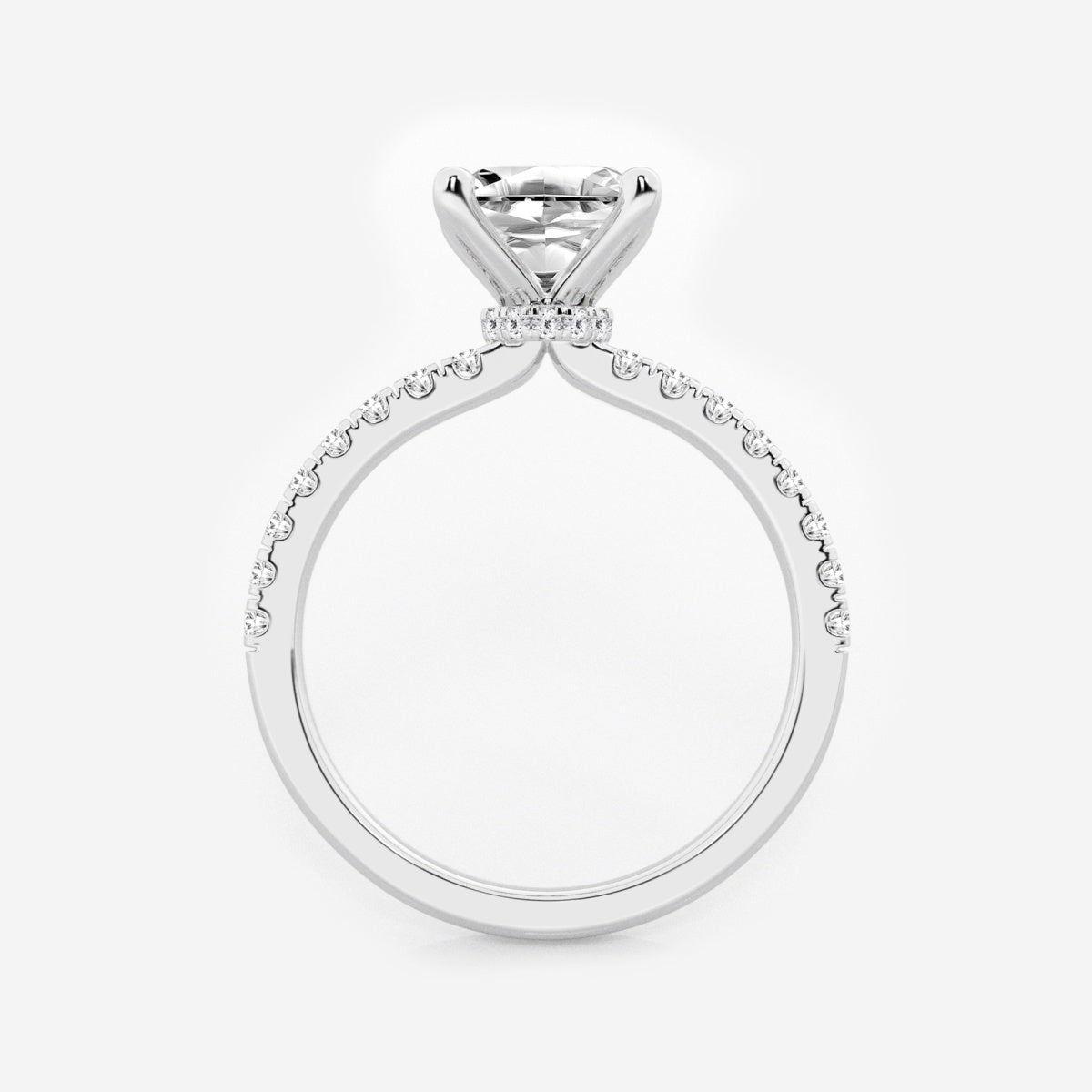 Everly - Hidden Halo Elegance Engagement Ring
