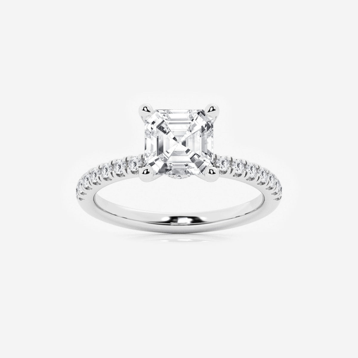 Everly - Hidden Halo Elegance Engagement Ring