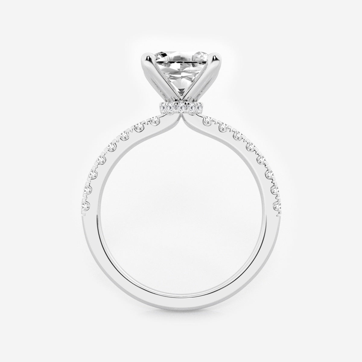 Everly - Hidden Halo Elegance Engagement Ring