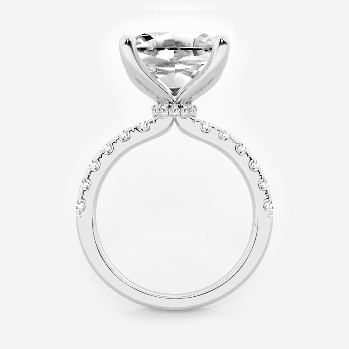 Everly - Hidden Halo Elegance Engagement Ring