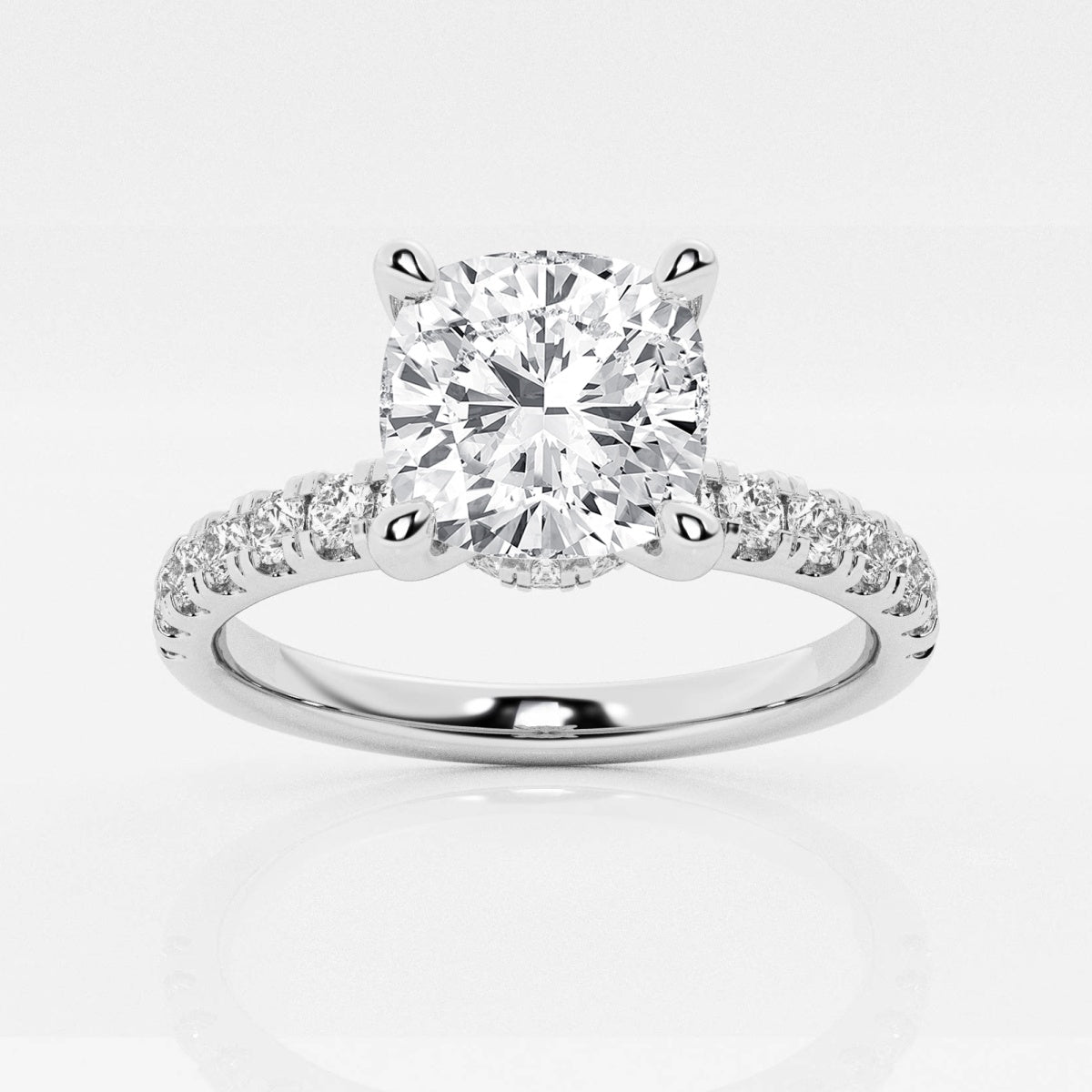 Everly - Hidden Halo Elegance Engagement Ring