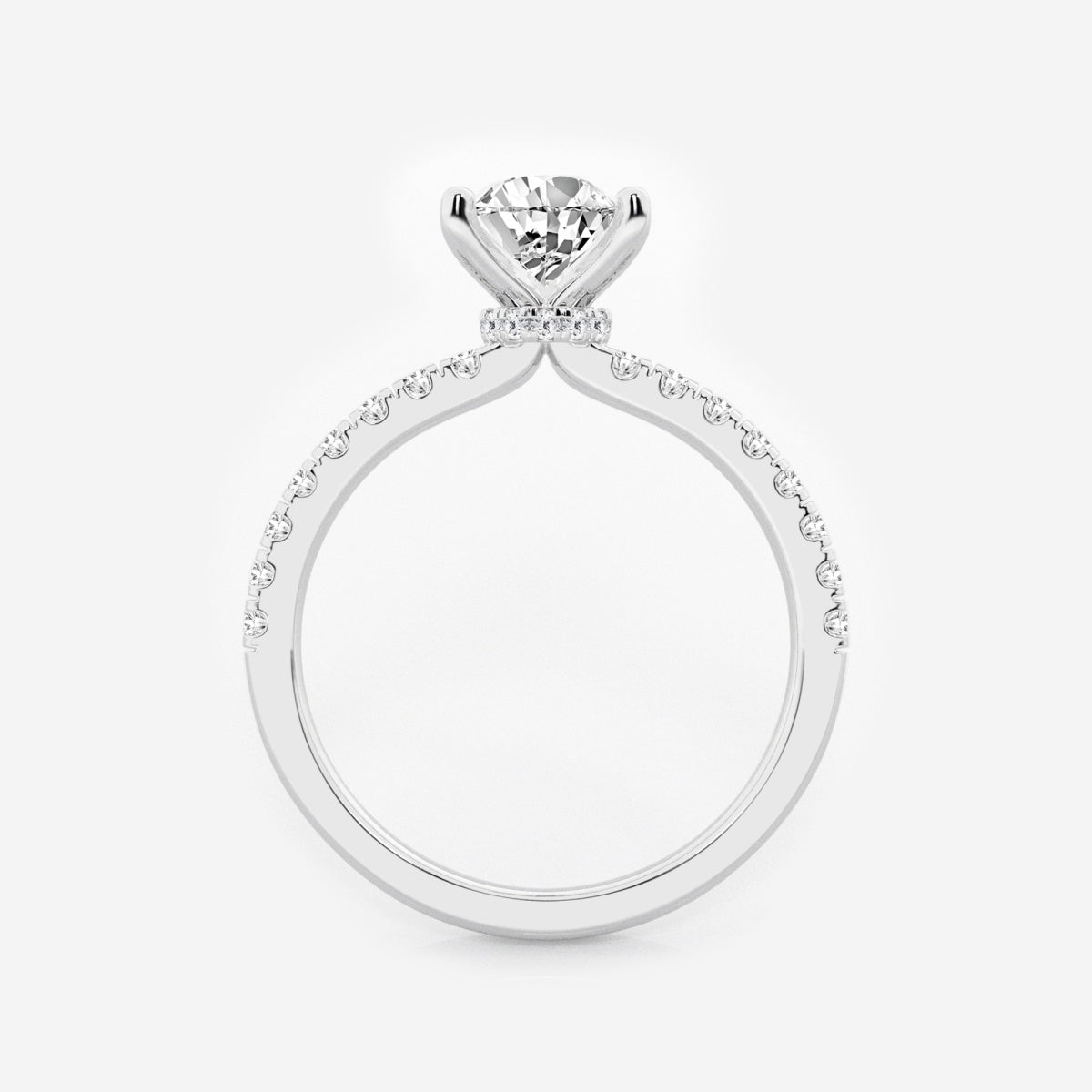 Everly - Hidden Halo Elegance Engagement Ring